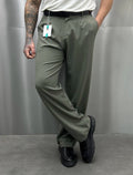 Baggy Kumaş Pantolon Haki - 20010