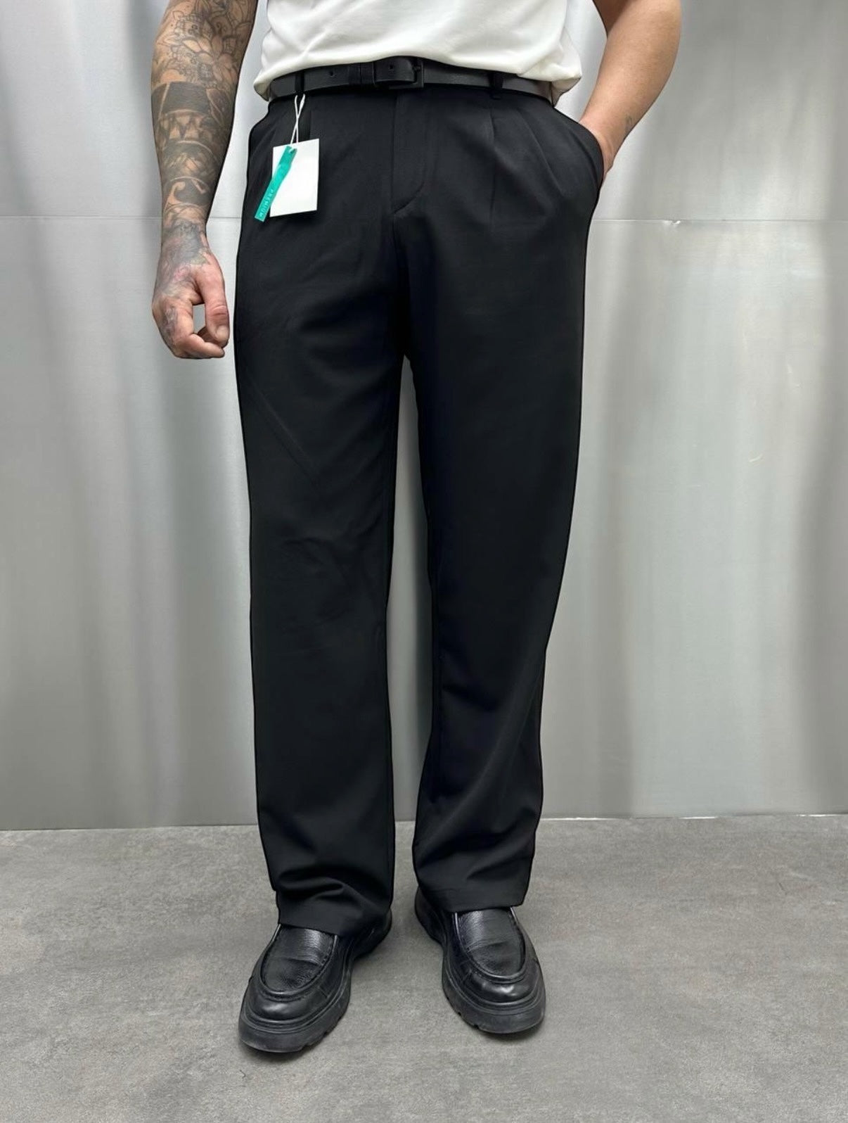 Baggy Kumaş Pantolon Siyah - 20010